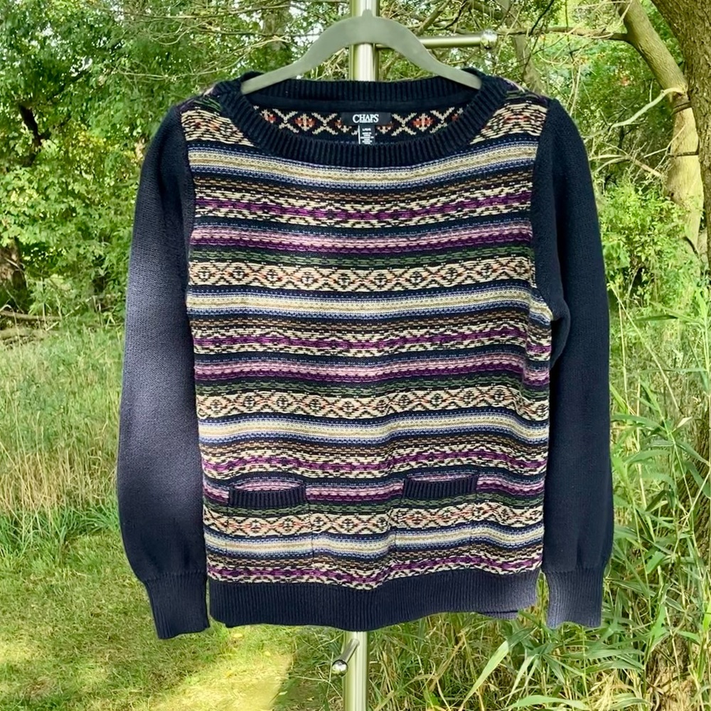 Chaps: Women’s Multi-Colored, Patterned/Striped S… - image 1